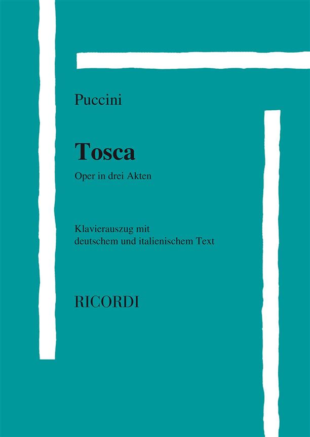 Tosca - Text italienisch-deutsch - árie pro zpěv a klavír